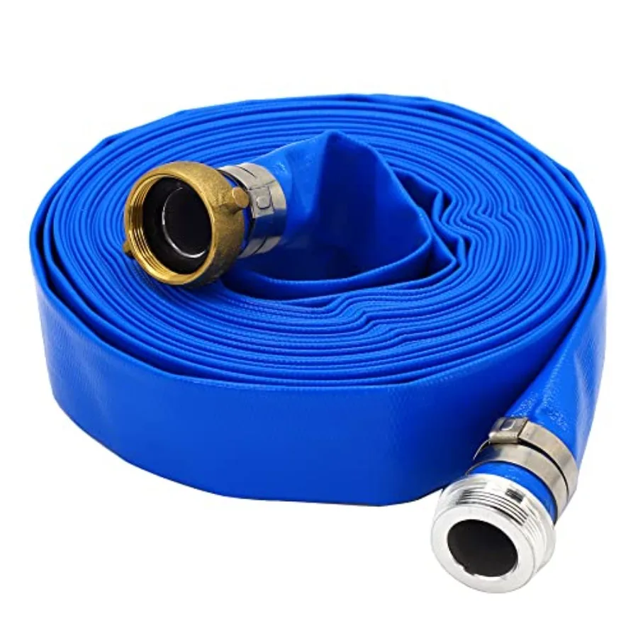 1 ID x 100 ft Pool Backwash Hose Heavy Duty Reinforced Blue PVC Lay Flat Water Discharge Pump Hoses for Swimming Drain Pools an
1 ID x 100 ft Pool Backwash Hose Heavy Duty Reinforced Blue PVC Lay Flat Water Discharge Pump Hoses for Swimming Drain Pools an