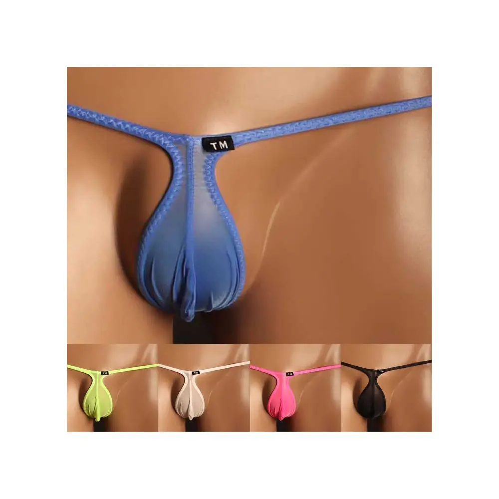 Thong U Convex Pouch G-strings For Men Thin Strap Underwear Sexy Low Rise Lingerie Translucent Stretch Briefs
Thong U Convex Pouch G-strings For Men Thin Strap Underwear Sexy Low Rise Lingerie Translucent Stretch Briefs