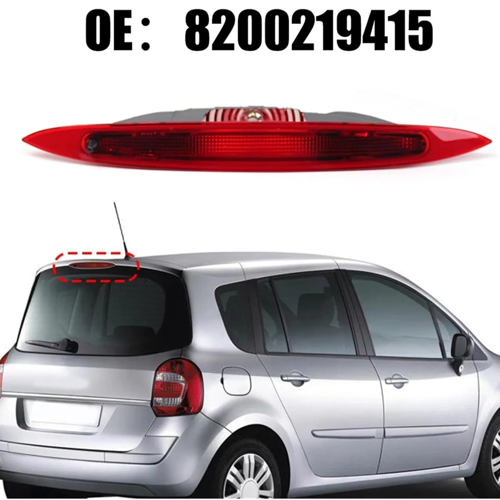 Third Brake Light (High Mount) For Renault Modus 2004-2012 | Rear High Level Brake Stop Light Replacement 8200219415
Third Brake Light (High Mount) For Renault Modus 2004-2012 | Rear High Level Brake Stop Light Replacement 8200219415