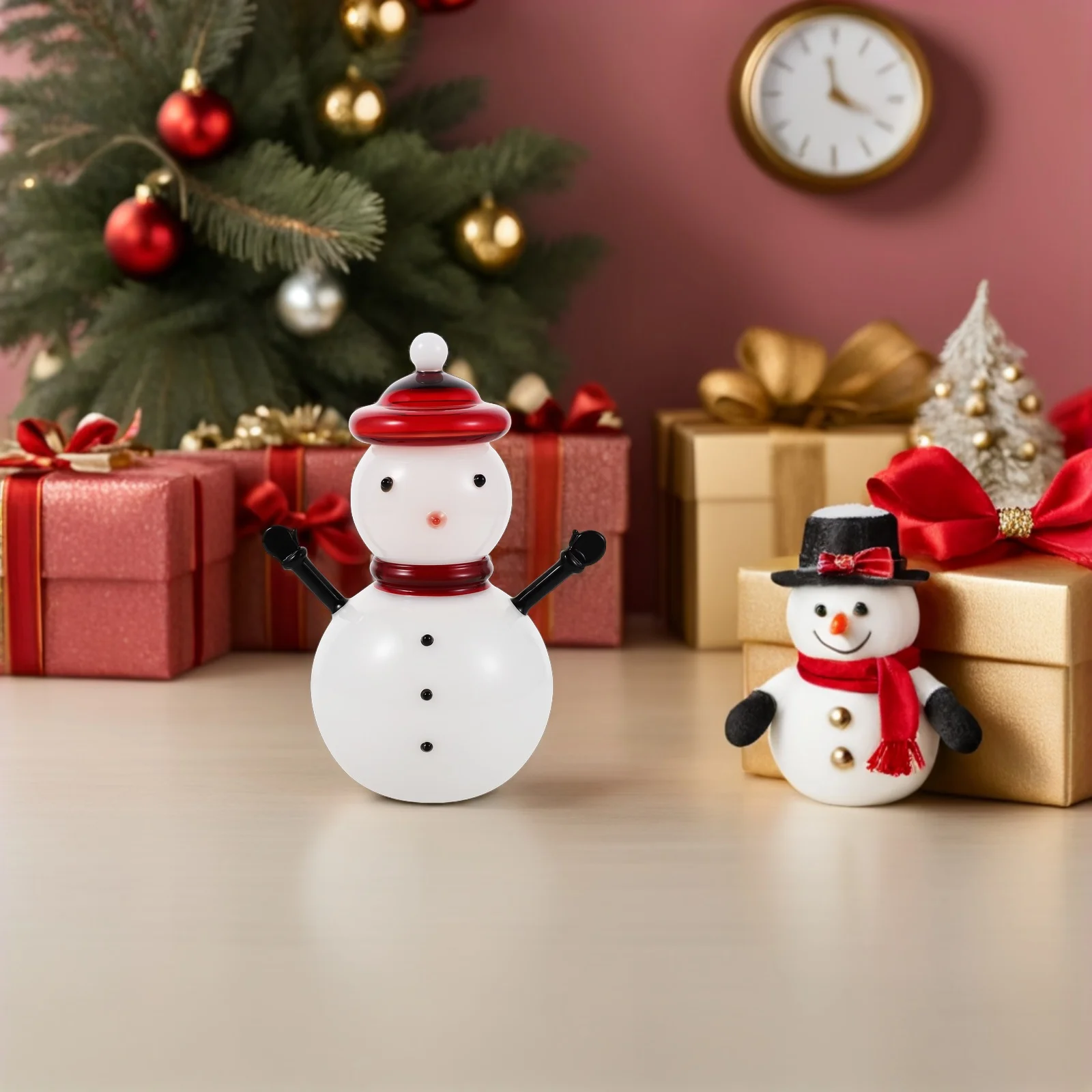 Snowman Candy Jar Glass Container Lid Decorative Holiday Candy Storage Bowl Sweet Sugar Container Home Snowman Glass Jar
Snowman Candy Jar Glass Container Lid Decorative Holiday Candy Storage Bowl Sweet Sugar Container Home Snowman Glass Jar