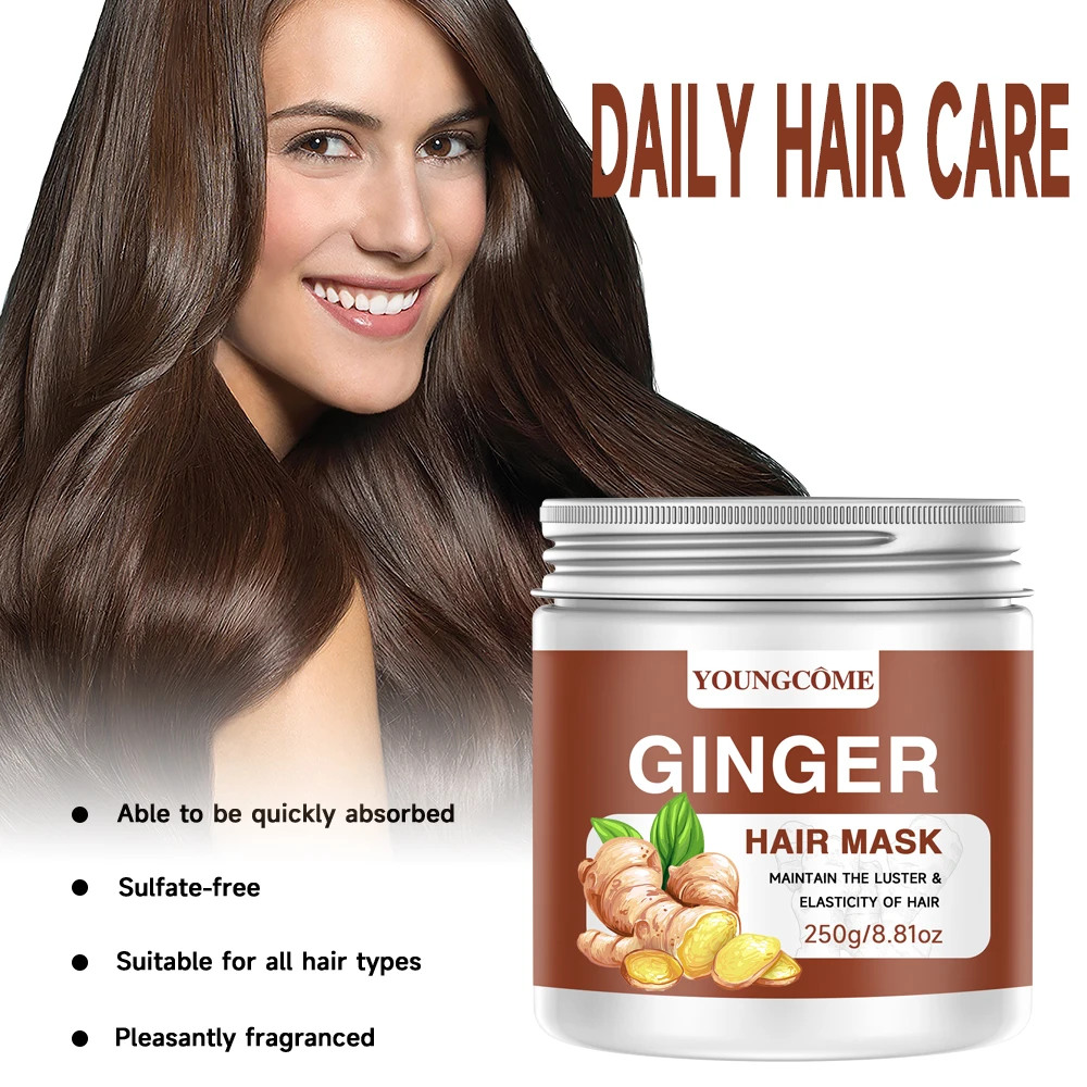 Ginger Hair Mask for Women - Stimulates Growth, Repairs Damage, Anti-Hair Fall, with Biotin & Keratin, Deep Conditioning
Ginger Hair Mask for Women - Stimulates Growth, Repairs Damage, Anti-Hair Fall, with Biotin & Keratin, Deep Conditioning