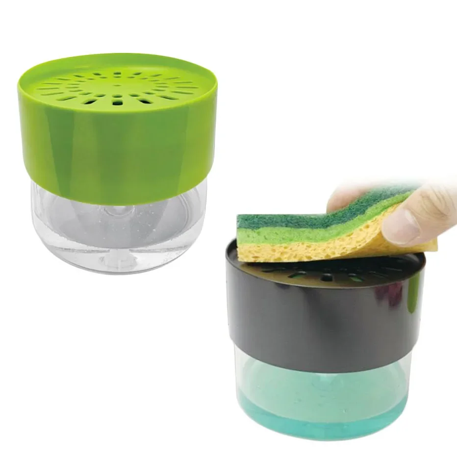 Round Shape Soap Dispenser Hand Press Soap Box Sponge Holder Manual Kitchen Soap Liquid Container Box Cleaning Tool 500ml
Round Shape Soap Dispenser Hand Press Soap Box Sponge Holder Manual Kitchen Soap Liquid Container Box Cleaning Tool 500ml