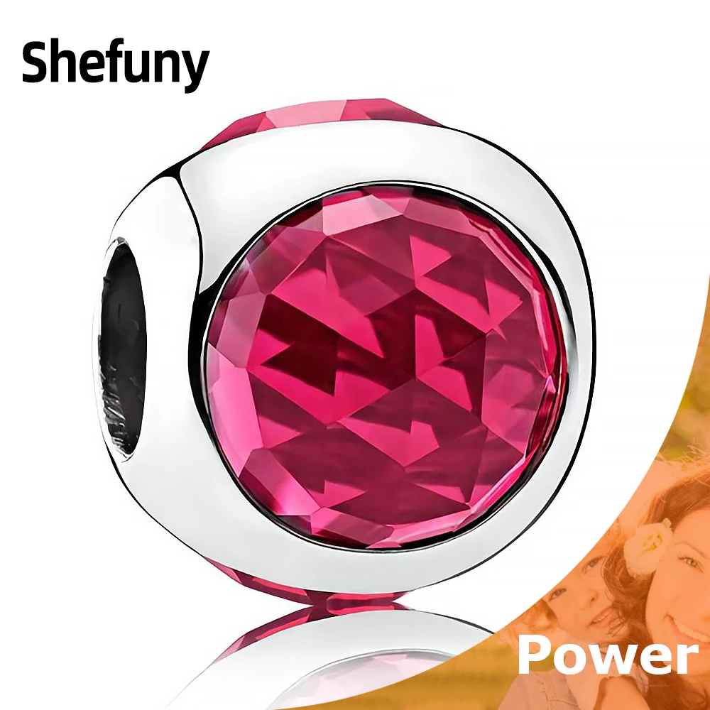 Shefuny New 925 Sterling Silver Colorful Cubic Zirconia Charm Round Bead Fit Original European Bracelet For Women Fine Jewelry
Shefuny New 925 Sterling Silver Colorful Cubic Zirconia Charm Round Bead Fit Original European Bracelet For Women Fine Jewelry