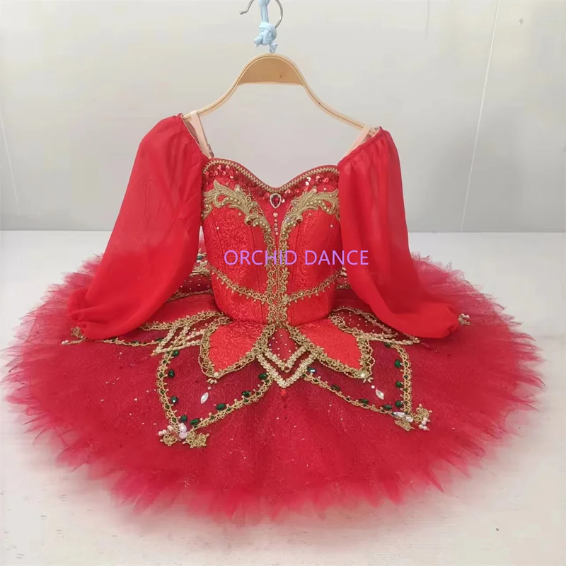 Red Custom Size 12 Layers Kids Girls Stage Performance Wear Costumes Don Quixote Professional Ballet Tutu
Red Custom Size 12 Layers Kids Girls Stage Performance Wear Costumes Don Quixote Professional Ballet Tutu