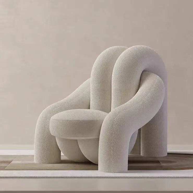 &Light Luxury Musical Note Sherpa Lambswool Sofa Irregular Design Nordic Minimalist Modern Single Sofa Sponge Apartment Villa
&Light Luxury Musical Note Sherpa Lambswool Sofa Irregular Design Nordic Minimalist Modern Single Sofa Sponge Apartment Villa