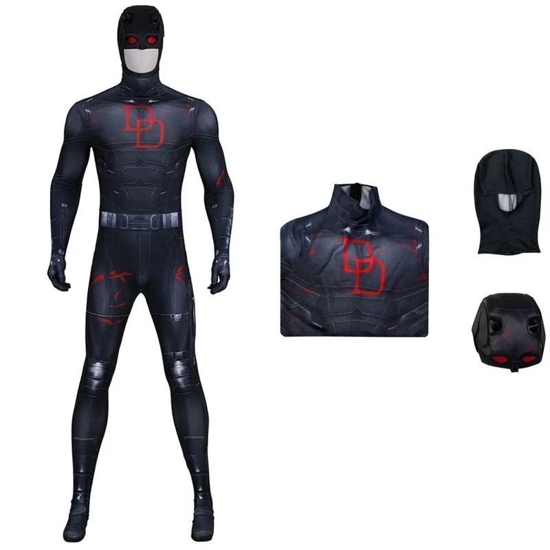 Black Daredeviling Born Again Cosplay Costume Disguise Matt Murdock Costumes Elastic 3D Printed Zentai Suit Custom Made ob;8
Black Daredeviling Born Again Cosplay Costume Disguise Matt Murdock Costumes Elastic 3D Printed Zentai Suit Custom Made ob;8