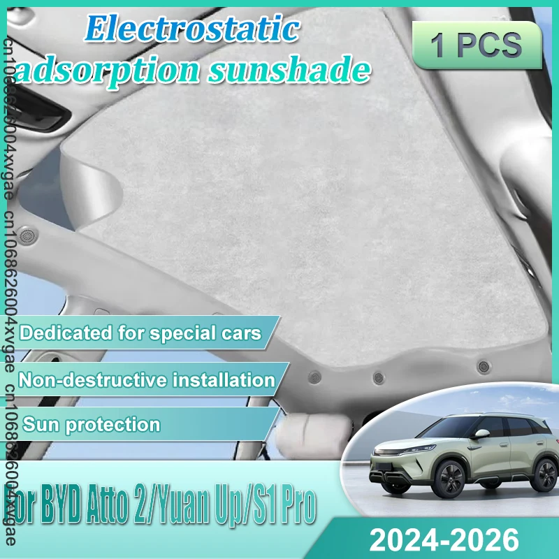 Для BYD Atto 2 Yuan Up Pro BYD S1 Pro SC3E 2024 2025 2026: Солнцезащитный козырек на крышу с электростатической адсорбцией, аксессуар для кемпинга
Для BYD Atto 2 Yuan Up Pro BYD S1 Pro SC3E 2024 2025 2026: Солнцезащитный козырек на крышу с электростатической адсорбцией, аксессуар для кемпинга