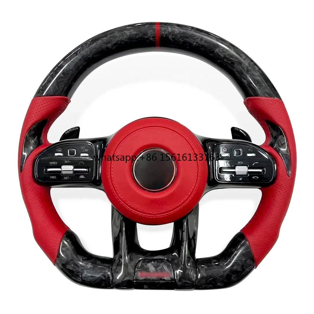 Custom Forged Carbon Steering Wheel for Mercedes Benz W205 W204 W221 W463 W166 C-Class S-Class G-Class Upgrade Brabs Style
Custom Forged Carbon Steering Wheel for Mercedes Benz W205 W204 W221 W463 W166 C-Class S-Class G-Class Upgrade Brabs Style