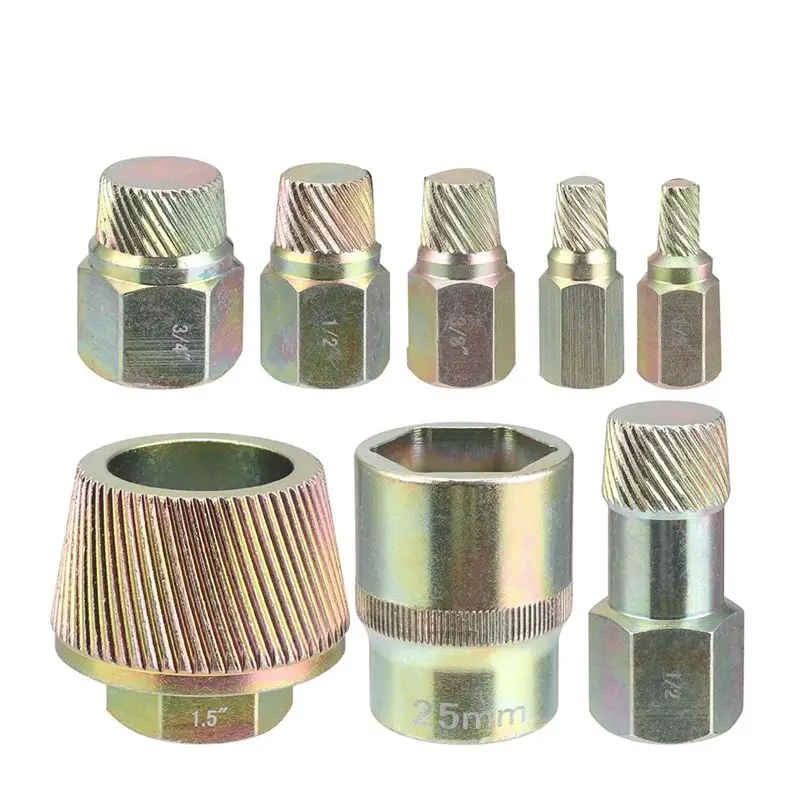 AEE2-1.5 Inch Tub Drain Extractor, 8PCS Pipe Nipple Extractor, Rusted Drain Tub Bathtub Stopper, Strong Grab Plumbing Tools
AEE2-1.5 Inch Tub Drain Extractor, 8PCS Pipe Nipple Extractor, Rusted Drain Tub Bathtub Stopper, Strong Grab Plumbing Tools