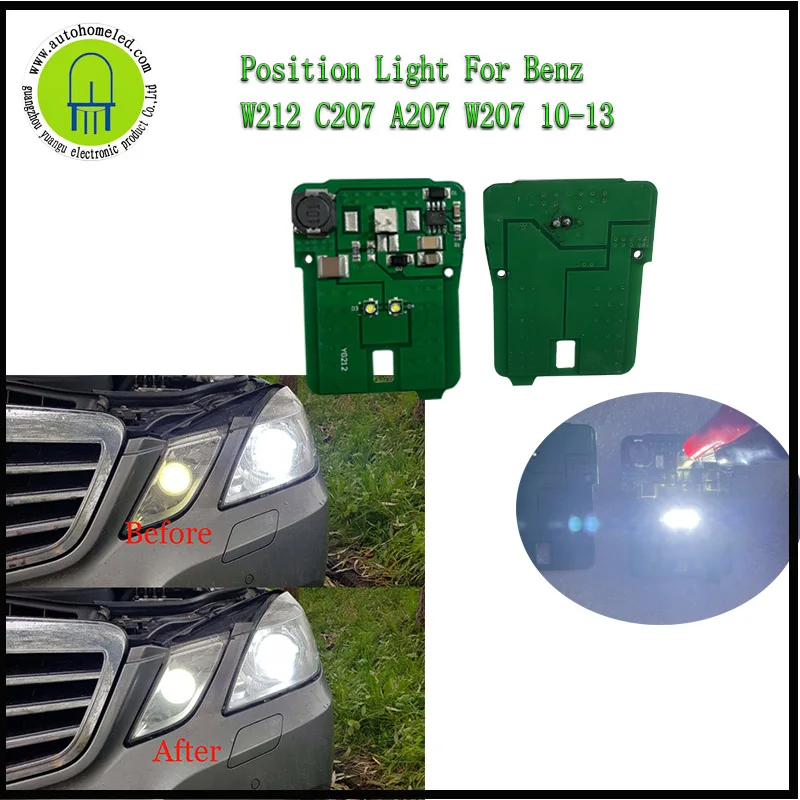 2 Pieces Fit For W212 C207 A207 W207 2010-2013 White LED Position Light Parking Light Headlight
2 Pieces Fit For W212 C207 A207 W207 2010-2013 White LED Position Light Parking Light Headlight