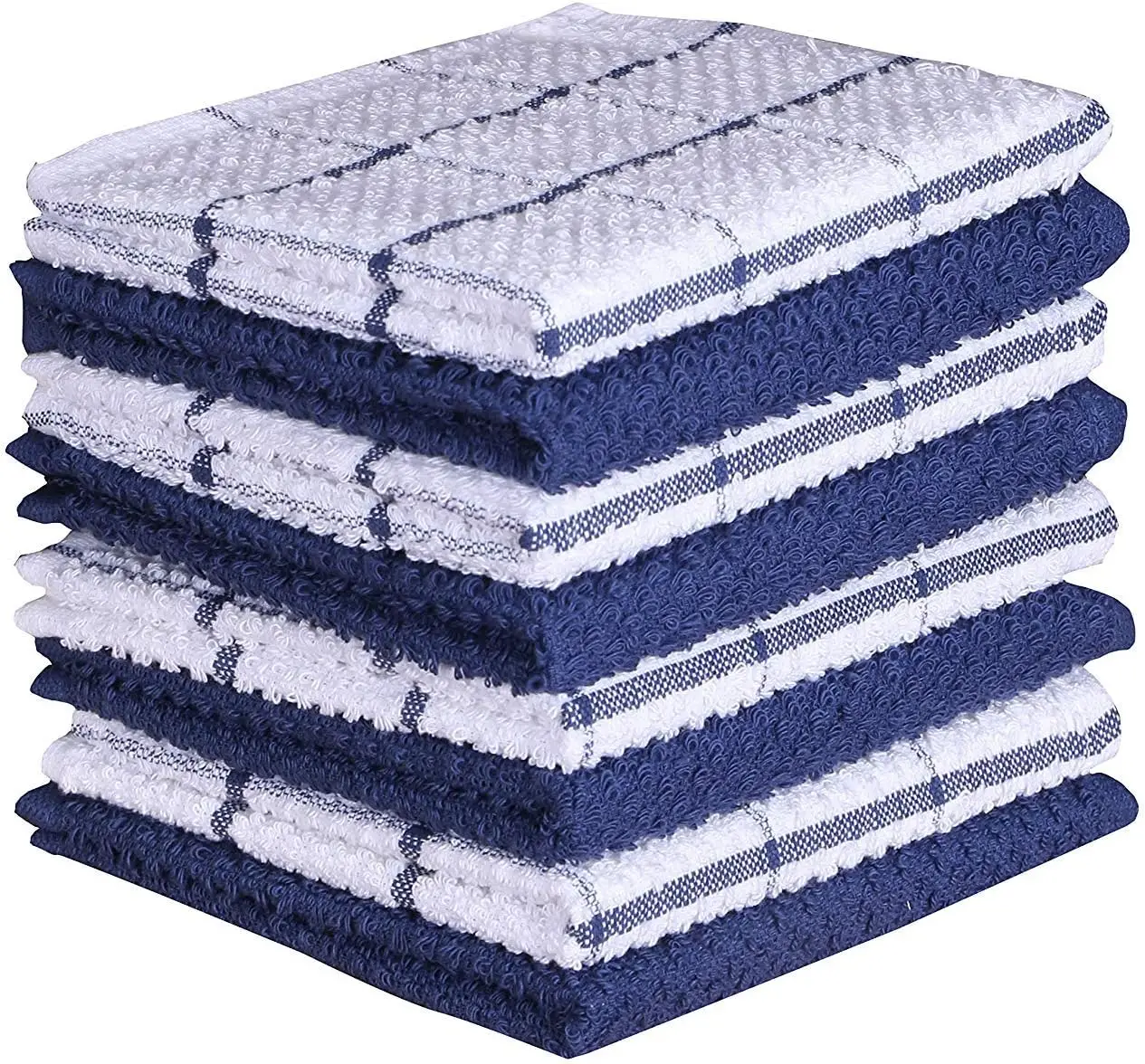 8-Pack Cotton Terry Dish Cloths – Super Absorbent, Soft & Quick-Dry, 12x12 Inch, Blue
8-Pack Cotton Terry Dish Cloths – Super Absorbent, Soft & Quick-Dry, 12x12 Inch, Blue