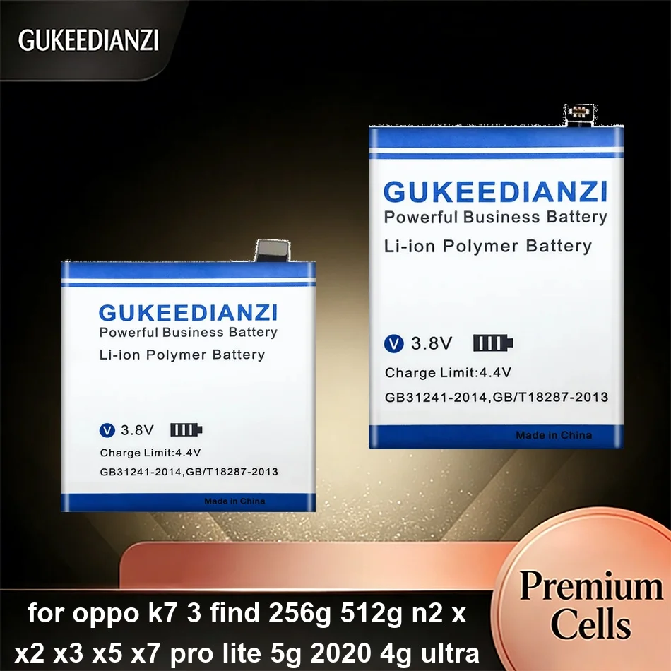 Аккумулятор для мобильного телефона 2400-5300 мАч для Oppo K7 3 Find 256G 512G N2 X2 X3 X5 X7 Pro Lite 5G 2020 4G Ultra BLP767 BLP889 BLP755
Аккумулятор для мобильного телефона 2400-5300 мАч для Oppo K7 3 Find 256G 512G N2 X2 X3 X5 X7 Pro Lite 5G 2020 4G Ultra BLP767 BLP889 BLP755