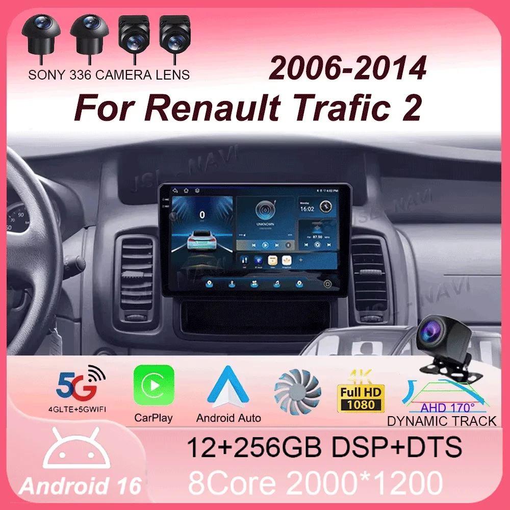 Car Radio Android 16 For Renault Trafic 2 For Nissan primastar 2006 - 2014 Multimedia Video Player Navigation GPS
Car Radio Android 16 For Renault Trafic 2 For Nissan primastar 2006 - 2014 Multimedia Video Player Navigation GPS