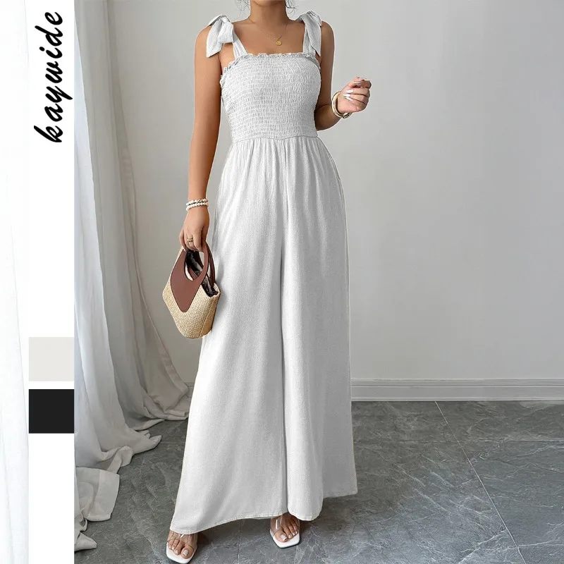 New Women's Casual Suspender Tube Top Jumpsuit Spring Autumn Vacation Nine-tenths Wide-leg Pants Fashion Female Sports Jumpsuit
New Women's Casual Suspender Tube Top Jumpsuit Spring Autumn Vacation Nine-tenths Wide-leg Pants Fashion Female Sports Jumpsuit