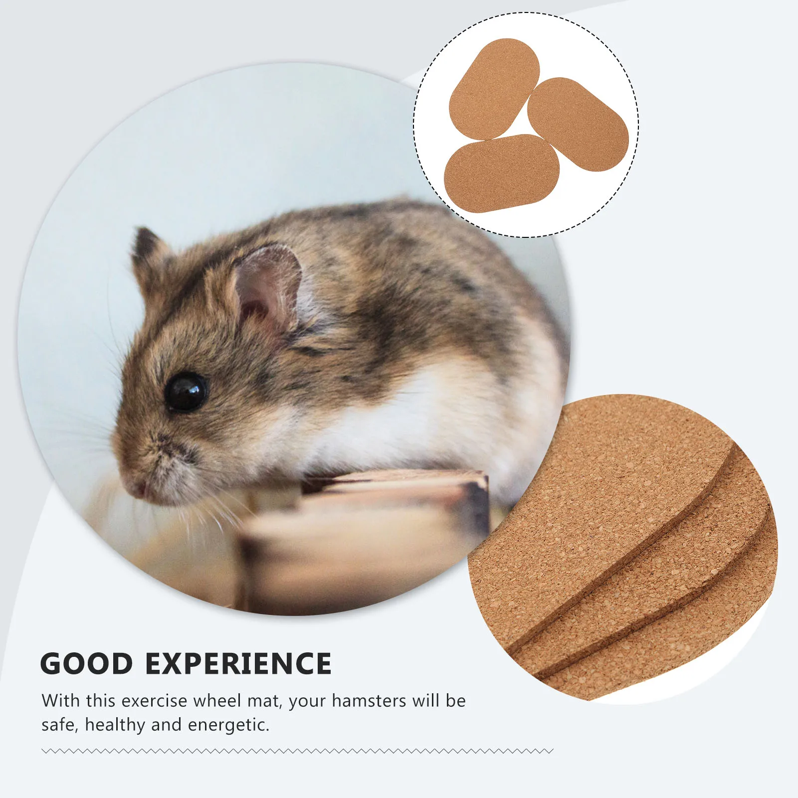 3pcs Hamster Wheel Cork Mat Non Slip Thickened Pet Pad Hedgehog Squirrel Guinea Pig Base Pad Running Wheel Pet Supplies
3pcs Hamster Wheel Cork Mat Non Slip Thickened Pet Pad Hedgehog Squirrel Guinea Pig Base Pad Running Wheel Pet Supplies