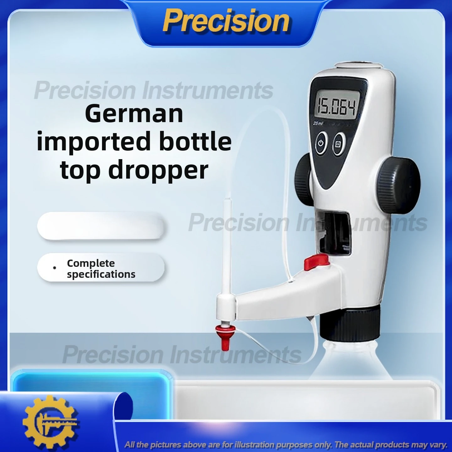 Digital Bottle Top Titration Dispenser for Brand Titrette 10ml to 50ml Automatic Titration Pipette for Dental Lab Vacuum
Digital Bottle Top Titration Dispenser for Brand Titrette 10ml to 50ml Automatic Titration Pipette for Dental Lab Vacuum