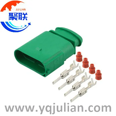Auto 4pin plug 3D0973824F VW cable harness connector 3D0 973 824 F 3D0 973 824F with terminals and seals
Auto 4pin plug 3D0973824F VW cable harness connector 3D0 973 824 F 3D0 973 824F with terminals and seals