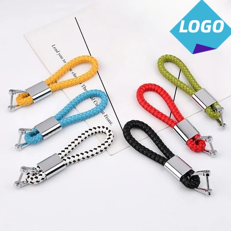 Custom LOGO Braid Rope Leather Metal Keychain Fashion Personalize Name Number Keyring Men's Women’s Laser Engrave Car Key Chain
Custom LOGO Braid Rope Leather Metal Keychain Fashion Personalize Name Number Keyring Men's Women’s Laser Engrave Car Key Chain