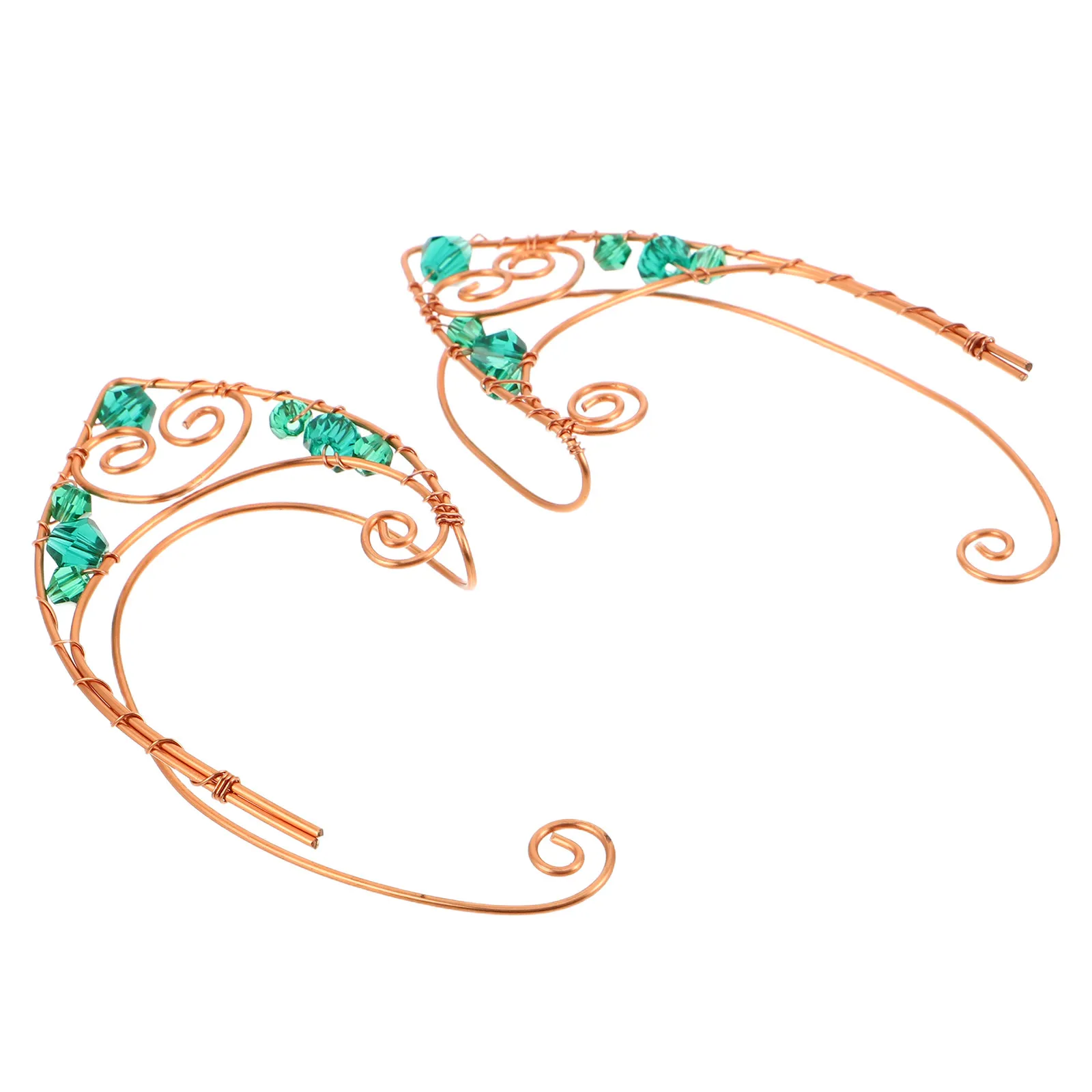 2 шт. винтажные клипсы для ушей в стиле эльфов, ручной работы, изящные, без прокола, стильные, для женщин, модные серьги-обручи
2 шт. винтажные клипсы для ушей в стиле эльфов, ручной работы, изящные, без прокола, стильные, для женщин, модные серьги-обручи