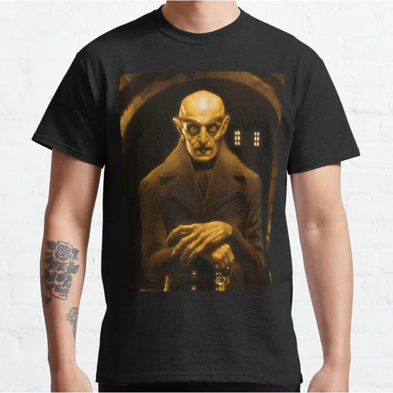 Horror Movie Nosferatu Vampire cult graphic t shirts Gothic Aesthetic The Mystery Hunter scary halloween tops All size S-6XL
Horror Movie Nosferatu Vampire cult graphic t shirts Gothic Aesthetic The Mystery Hunter scary halloween tops All size S-6XL