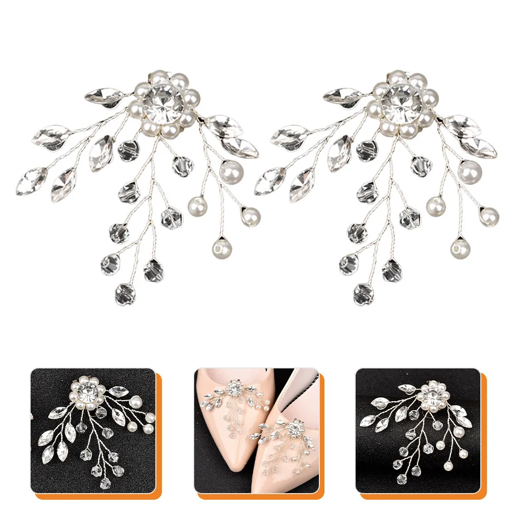 1Pair Pearl Rhinestone Shoe Clips Bridal Wedding Flower Decorative Shoe Jewelry for Pumps Heels Sandals Boots Party Graduation
1Pair Pearl Rhinestone Shoe Clips Bridal Wedding Flower Decorative Shoe Jewelry for Pumps Heels Sandals Boots Party Graduation