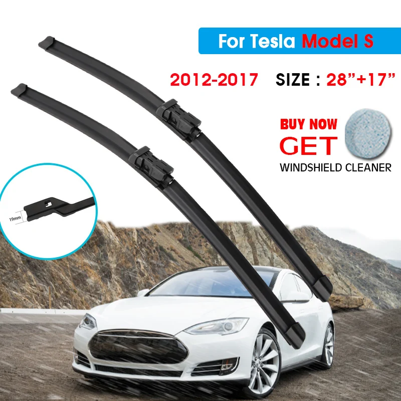Car Wiper Blade For Tesla Model S 28"+17" 2012-2017 Auto Windscreen Windshield Wipers Blades Window Wash Fit Push Button Arm
Car Wiper Blade For Tesla Model S 28"+17" 2012-2017 Auto Windscreen Windshield Wipers Blades Window Wash Fit Push Button Arm