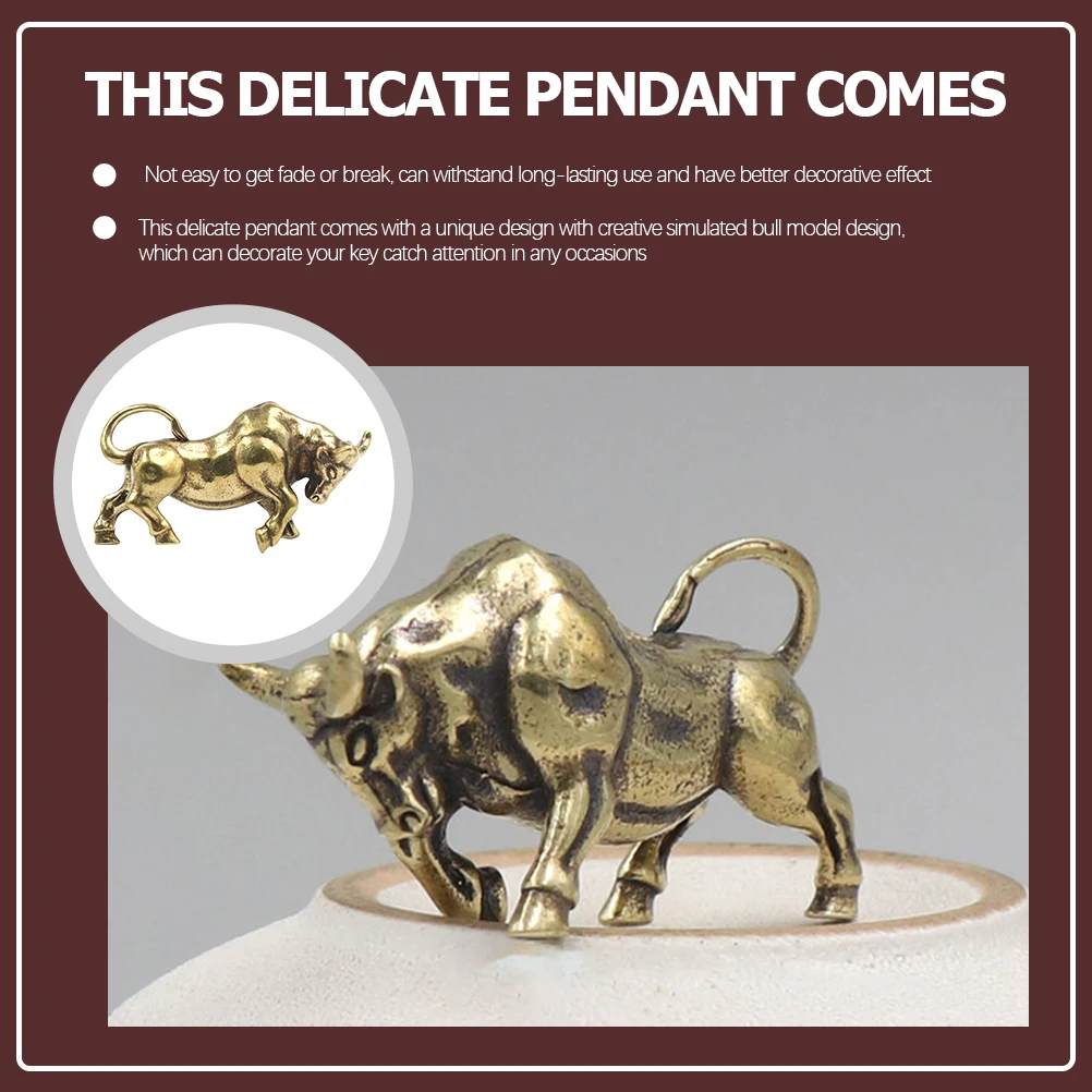 Brass Bull Pendant Vintage Ox Keychain Charm Light Weight Proper Size Retro Color DIY Jewelry Making Accessories
Brass Bull Pendant Vintage Ox Keychain Charm Light Weight Proper Size Retro Color DIY Jewelry Making Accessories