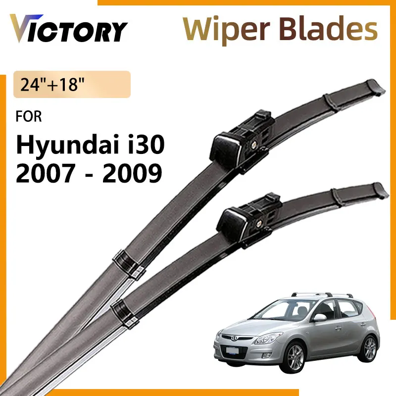 Front Wiper Blades For Hyundai i30 2007 2008 2009 FD Accessories Natural Rubber Car Windshield Windscreen Window Brushes 24"+18"
Front Wiper Blades For Hyundai i30 2007 2008 2009 FD Accessories Natural Rubber Car Windshield Windscreen Window Brushes 24"+18"