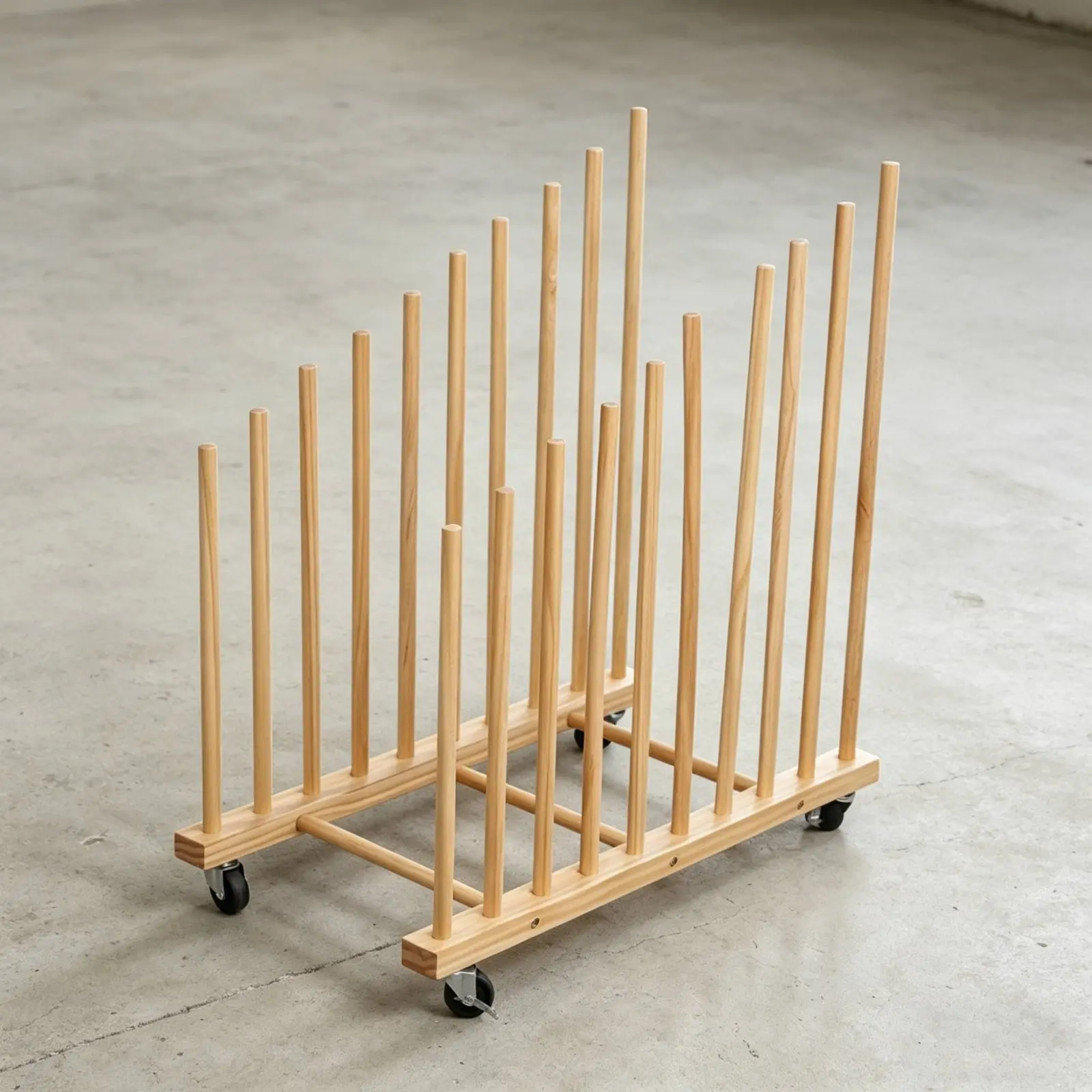 Mobile Art Drying Rack Locking Caster Wheels Wooden Art Storage Rack Wooden Canvas Storage Artwork Organizer Quality Wood
Mobile Art Drying Rack Locking Caster Wheels Wooden Art Storage Rack Wooden Canvas Storage Artwork Organizer Quality Wood
