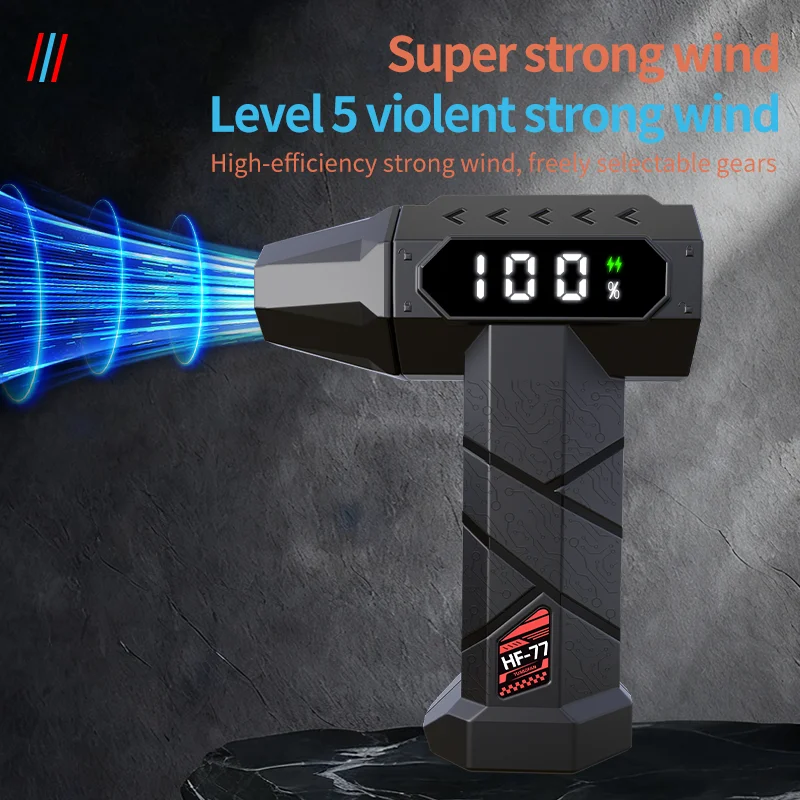 F2 Турбоструйный вентилятор 90000 об/мин Мощный воздуходувка Бесщеточный двигатель Турбовентилятор Скорость ветра 68 м/с 10000 мАч сильный бриз
F2 Турбоструйный вентилятор 90000 об/мин Мощный воздуходувка Бесщеточный двигатель Турбовентилятор Скорость ветра 68 м/с 10000 мАч сильный бриз