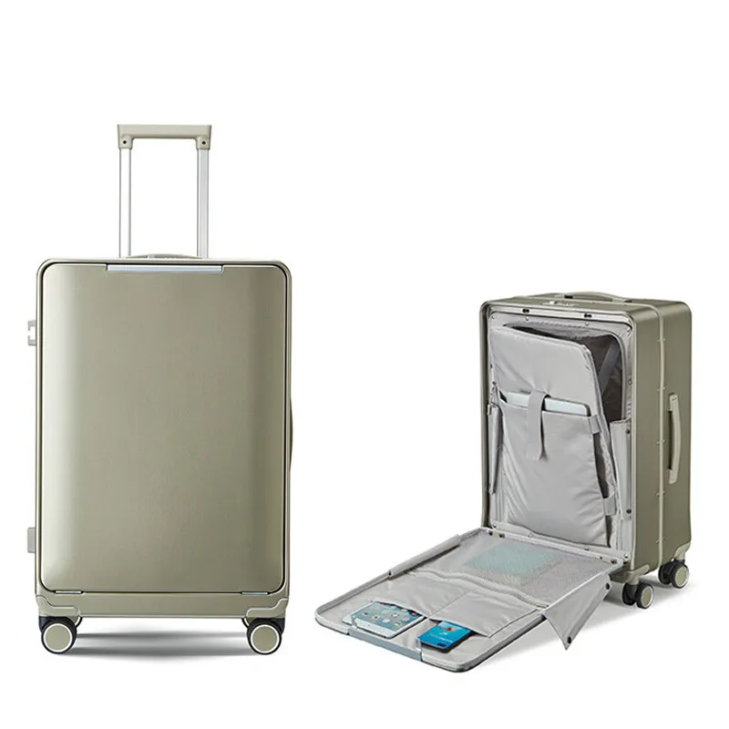 Front-Opening Aerospace Aluminum Suitcase with TSA Lock 360° Spinner Wheels Quick Access Business Travel Cabin Luggage
Front-Opening Aerospace Aluminum Suitcase with TSA Lock 360° Spinner Wheels Quick Access Business Travel Cabin Luggage