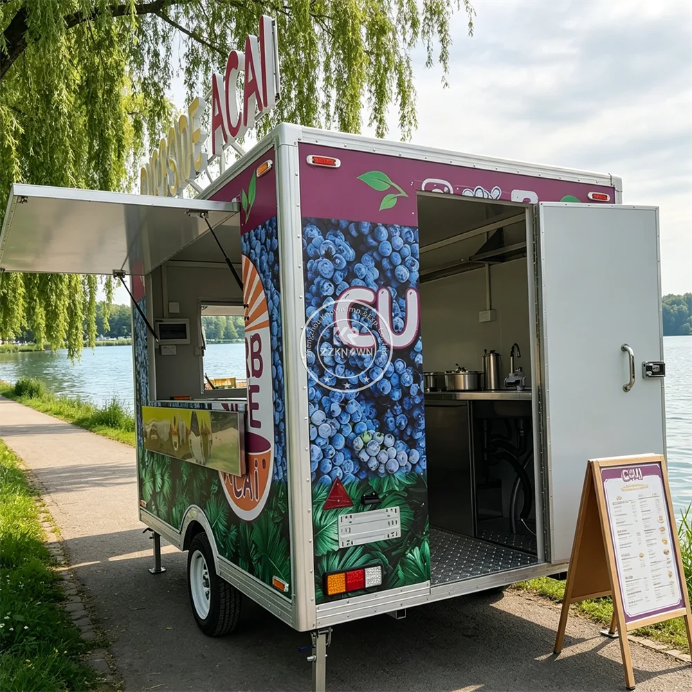 Street Hot Dog Ice Cream Pizza Food Trailer Mobile Restaurant Concession Cart Professional Commercial Food Truck
Street Hot Dog Ice Cream Pizza Food Trailer Mobile Restaurant Concession Cart Professional Commercial Food Truck