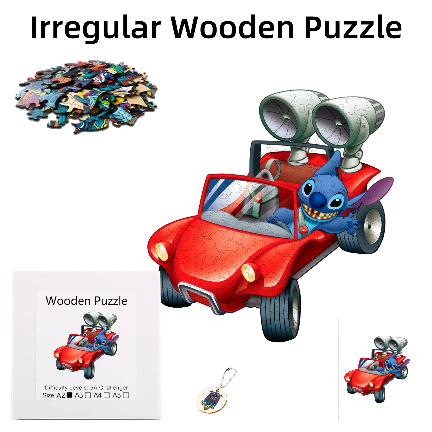 Disney Alien Stitch Driving A Sports Car jigsaw Wooden Puzzle Is The Best Christmas Gift For Children Family And Friends
Disney Alien Stitch Driving A Sports Car jigsaw Wooden Puzzle Is The Best Christmas Gift For Children Family And Friends
