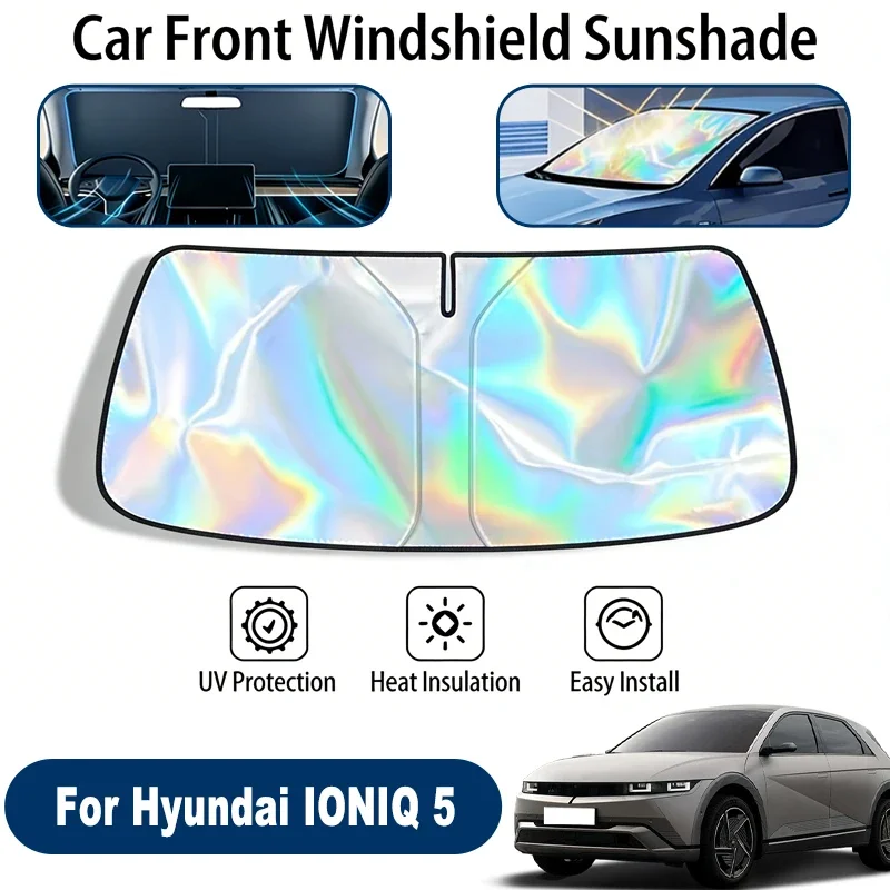 Car Windshield Sun Shade UV Reflective Sun Visor Protection Cover For Hyundai IONIQ 5 NE 2021-2026
Car Windshield Sun Shade UV Reflective Sun Visor Protection Cover For Hyundai IONIQ 5 NE 2021-2026