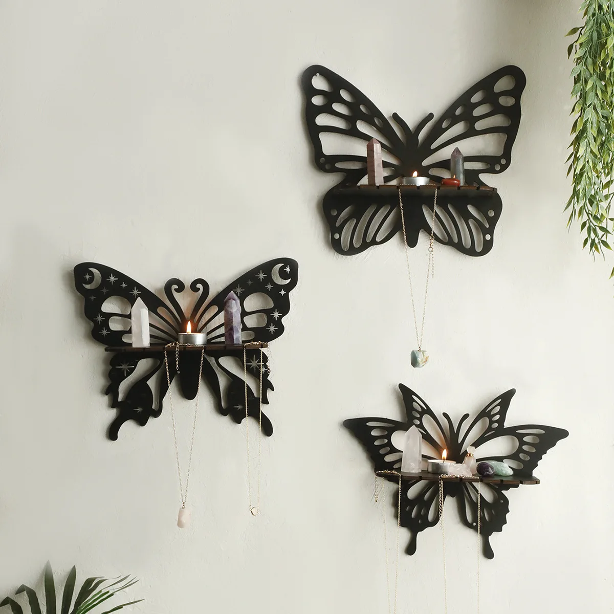 Wood Craft Black Butterfly Hollow Candlestick Wall Storage Shelf Home Study Bedroom Wall Pendant Decoration Housewarming Gift
Wood Craft Black Butterfly Hollow Candlestick Wall Storage Shelf Home Study Bedroom Wall Pendant Decoration Housewarming Gift
