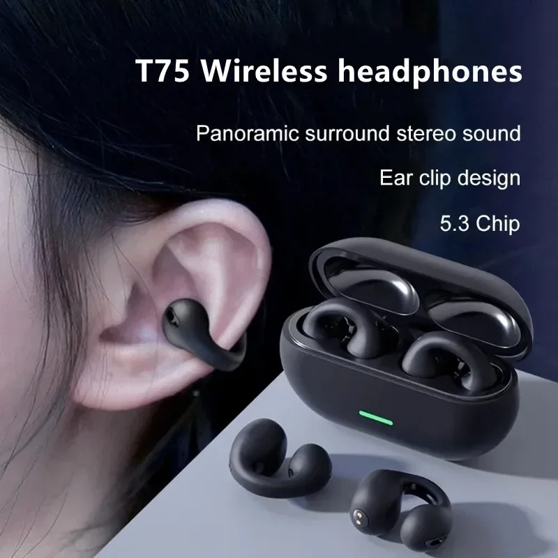 New T75 Wireless Bluetooth 5.3 Sports Earphones HiFi Sound Quality Music Waterproof TWS Earphones
New T75 Wireless Bluetooth 5.3 Sports Earphones HiFi Sound Quality Music Waterproof TWS Earphones