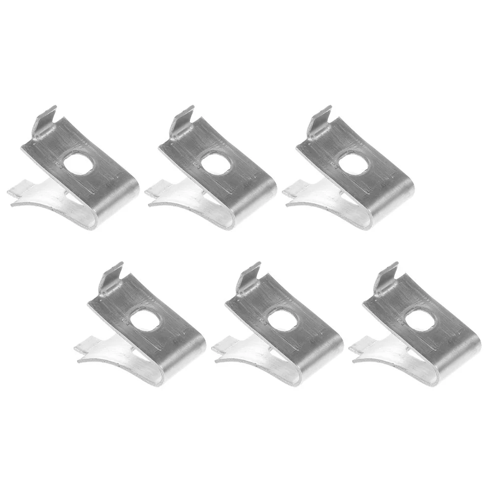 6 Pcs Storage Shelves Heavy Duty Shelf Bracket Clip Clips for Cabinets Bookshelf Support Metal Pegs Silver Kitchen
6 Pcs Storage Shelves Heavy Duty Shelf Bracket Clip Clips for Cabinets Bookshelf Support Metal Pegs Silver Kitchen