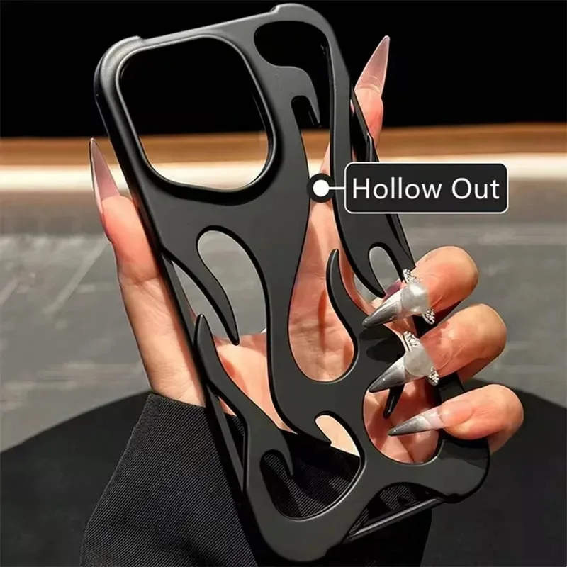 HPOD DesignedPlating hollow flame pattern silicon phone case for iPhone 17 16 15 Pro Max shockproof heat dissipation soft cover
HPOD DesignedPlating hollow flame pattern silicon phone case for iPhone 17 16 15 Pro Max shockproof heat dissipation soft cover