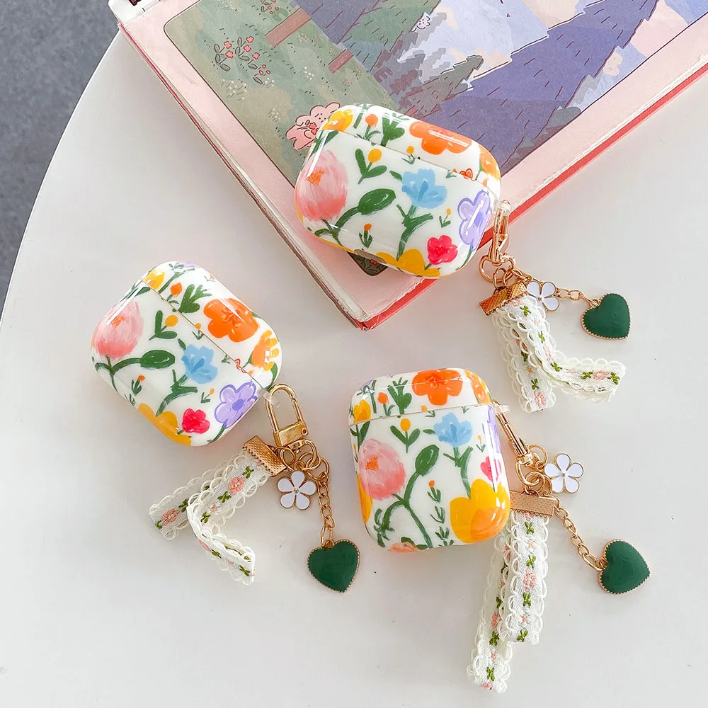 Headset Cover For Apple AirPods 3 2 Soft TPU Colorful Leaves Flower Earphone Case For AirPods 1 Pro Cute Tulip Floral Keychain
Headset Cover For Apple AirPods 3 2 Soft TPU Colorful Leaves Flower Earphone Case For AirPods 1 Pro Cute Tulip Floral Keychain