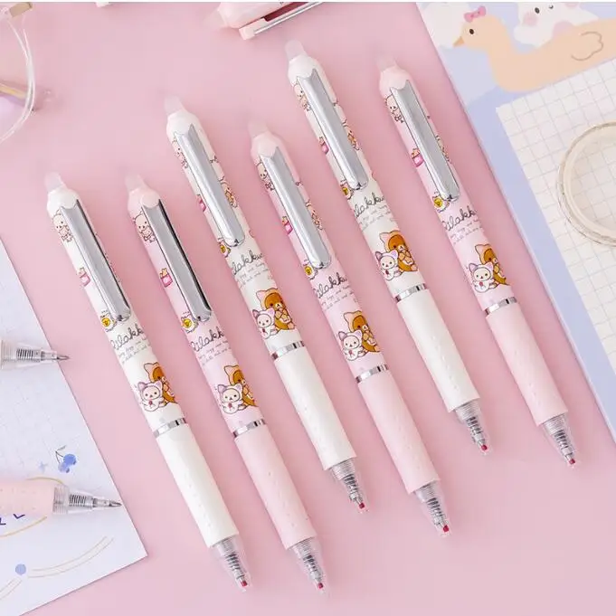 40 pcs/lot Kawaii Bear Erasable Gel Pen Cute 0.5 mm Press Signature Pens Promotional Gift Office School Supplies
40 pcs/lot Kawaii Bear Erasable Gel Pen Cute 0.5 mm Press Signature Pens Promotional Gift Office School Supplies