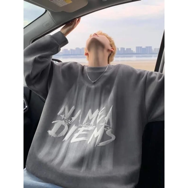 Мужской свитшот свободного кроя с американским буквенным принтом, замшевый, с круглым вырезом, теплый, из полиэстера, осенне-зимний, больших размеров
Мужской свитшот свободного кроя с американским буквенным принтом, замшевый, с круглым вырезом, теплый, из полиэстера, осенне-зимний, больших размеров