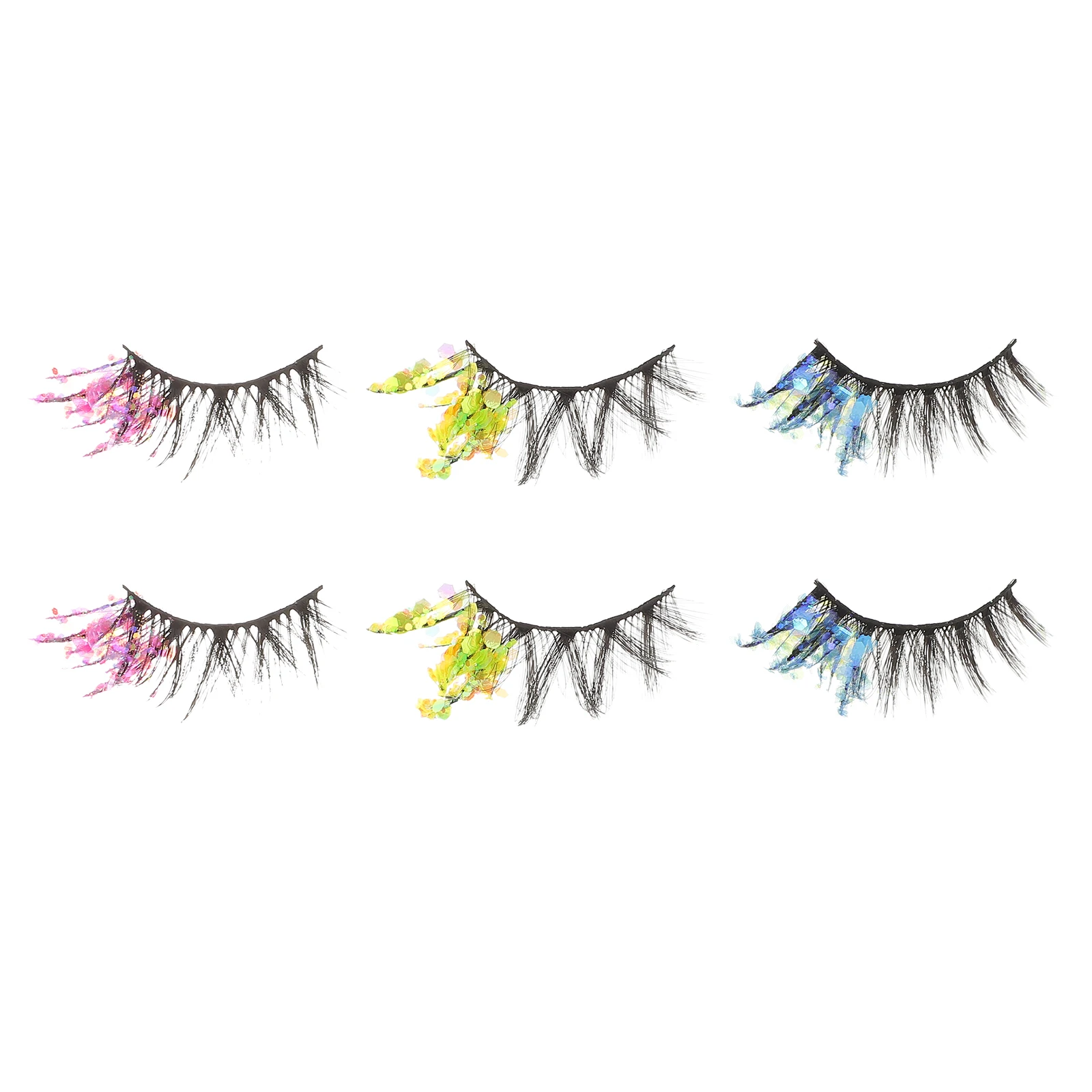 European American Fake Eyelashes Glitter Colored False Lash Extensions Thick Long Club Daily Use Cosmetics
European American Fake Eyelashes Glitter Colored False Lash Extensions Thick Long Club Daily Use Cosmetics