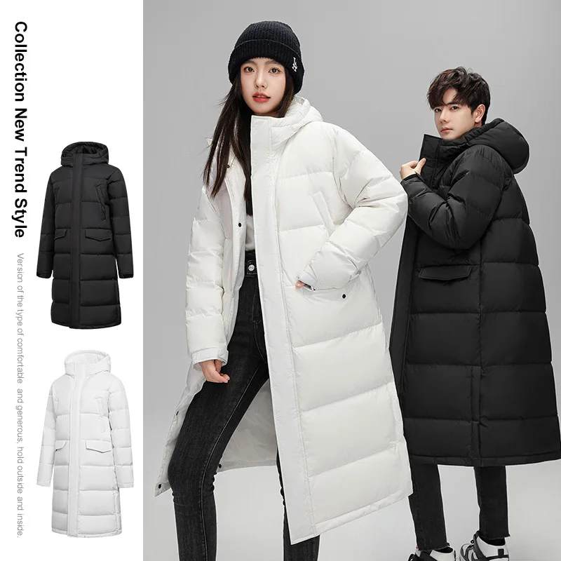Long Thiened down Jaet Coat 2025 New Winter over Knee ex Warm Trendy Outerwear Polyester Fiber Hooded Zipper Closure
Long Thiened down Jaet Coat 2025 New Winter over Knee ex Warm Trendy Outerwear Polyester Fiber Hooded Zipper Closure