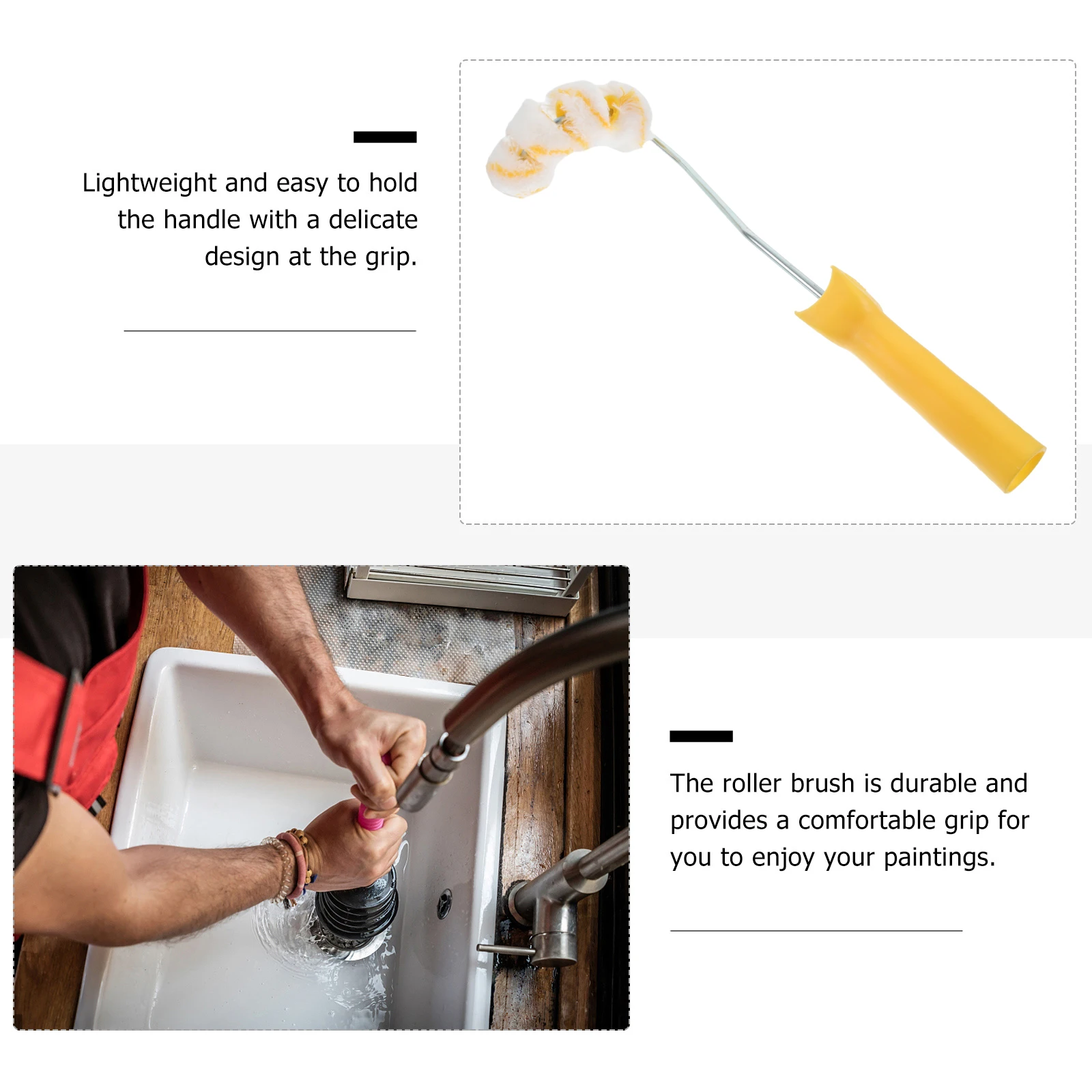 4-Wheel Arc Gas Fire Brush Roller Medium Hair Lightweight Durable Painting Tool Tube Brush For Pipeline
4-Wheel Arc Gas Fire Brush Roller Medium Hair Lightweight Durable Painting Tool Tube Brush For Pipeline