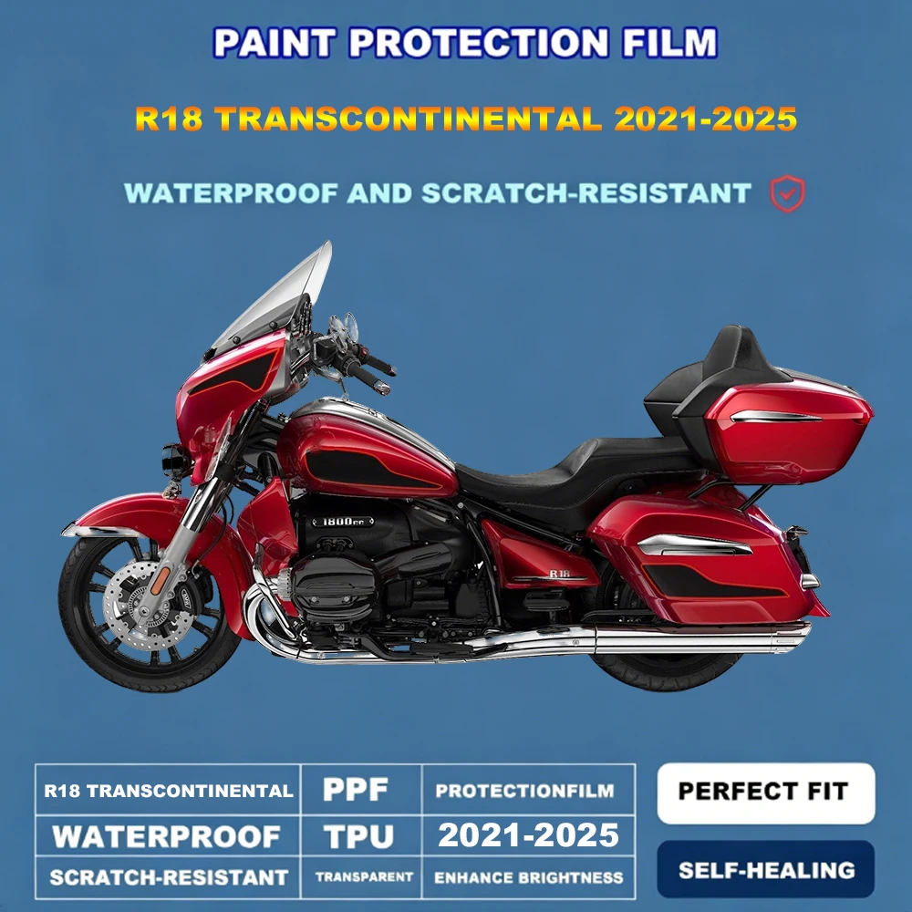 Motorcycle Paint Protection Film For BMW R 18 Transcontinental 2021-2025 Anti-scratch Protective Film Waterproof Body Guard Film
Motorcycle Paint Protection Film For BMW R 18 Transcontinental 2021-2025 Anti-scratch Protective Film Waterproof Body Guard Film