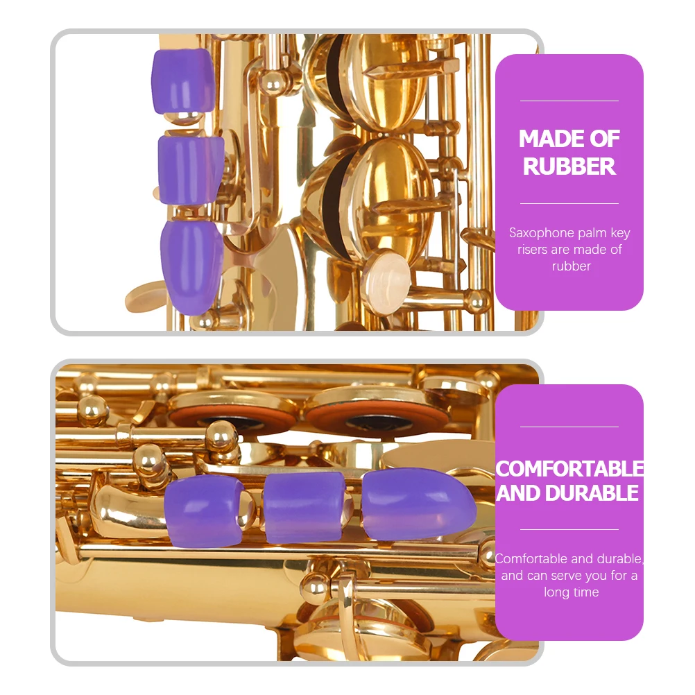 6 Pcs Sax Side Key Pad Saxophone Accessories Covers Piano Keys Part Silica Gel Alto Silicone Button
6 Pcs Sax Side Key Pad Saxophone Accessories Covers Piano Keys Part Silica Gel Alto Silicone Button