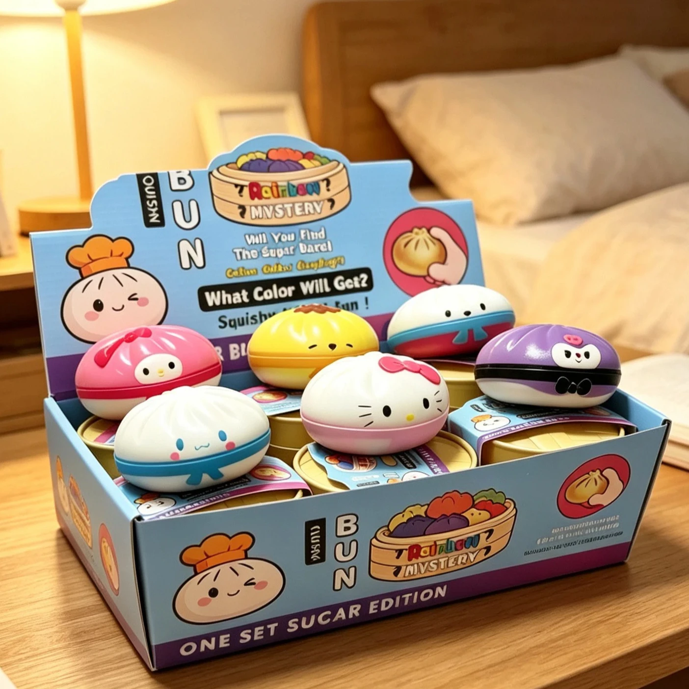 Kawaii Mystery Squishy Buns Blind Box Hello Kitty Kuromi Cinnamoroll Slow Rising Fidget Toy Dumpling Shape Stress Relief Gift
Kawaii Mystery Squishy Buns Blind Box Hello Kitty Kuromi Cinnamoroll Slow Rising Fidget Toy Dumpling Shape Stress Relief Gift