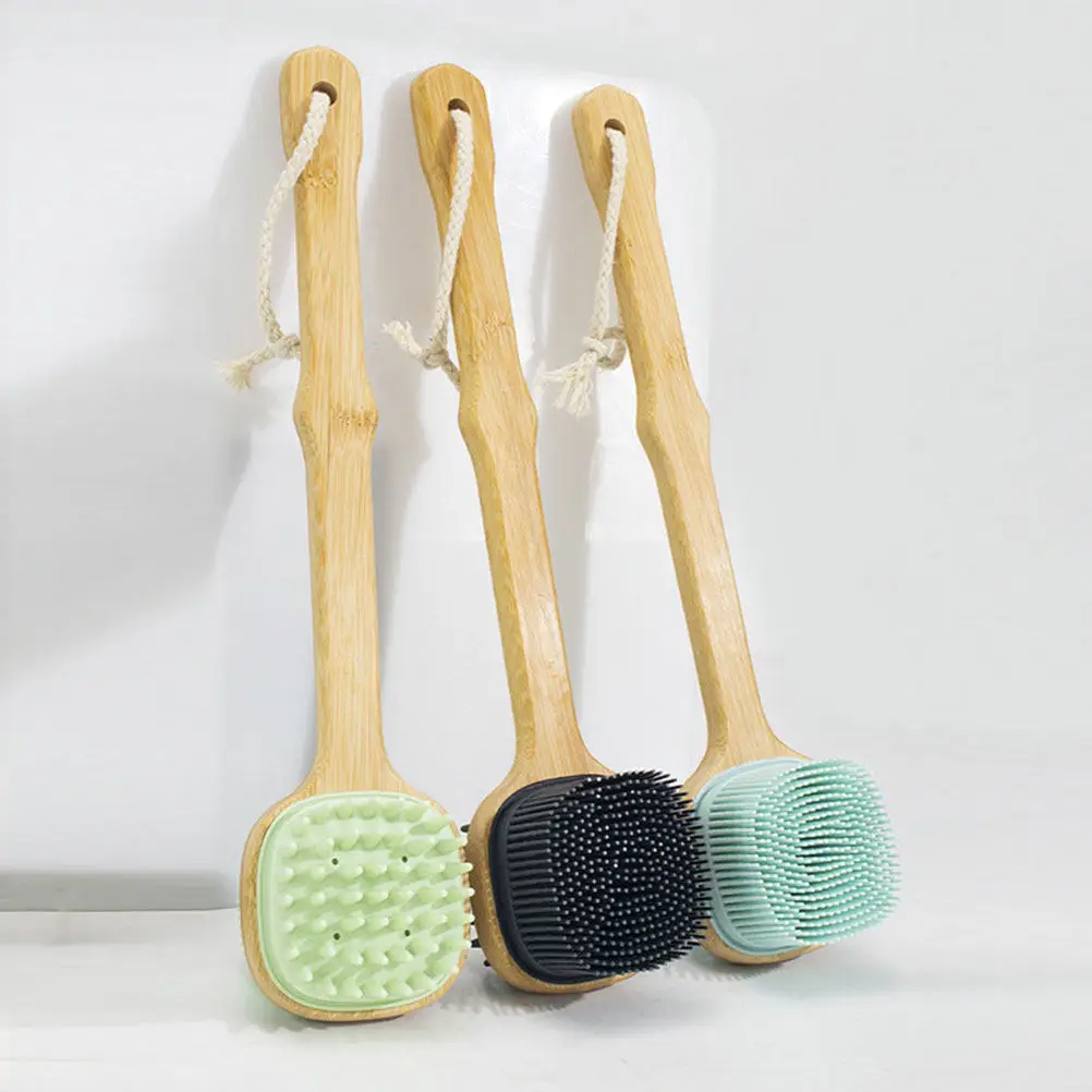 Silicone Bath Brush Long H Exfoliating Scrubber Body Cleaning Washer Portable Back Gel Bathroom Cleanser Home Grooming
Silicone Bath Brush Long H Exfoliating Scrubber Body Cleaning Washer Portable Back Gel Bathroom Cleanser Home Grooming