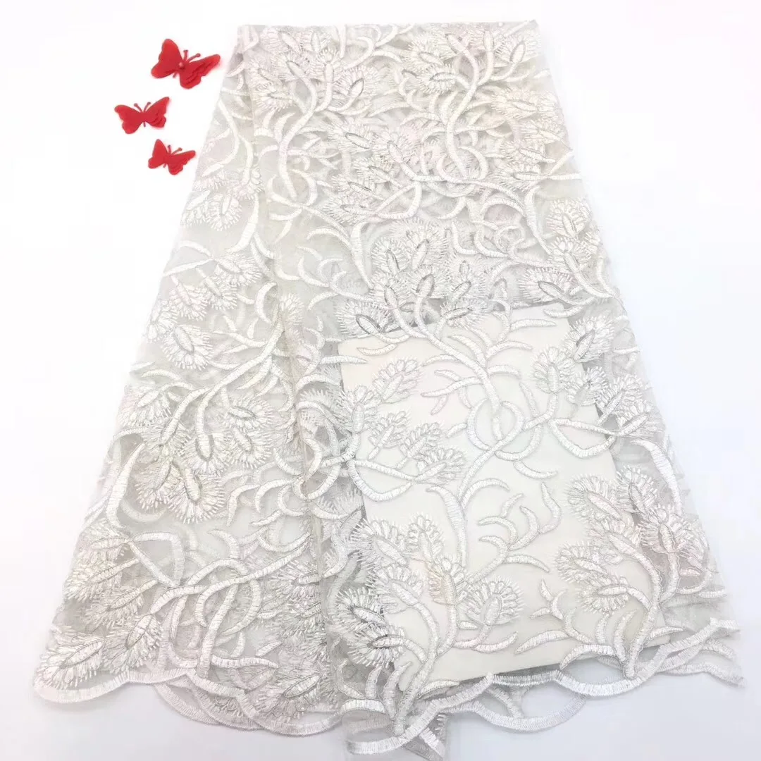 Gary Latest Design White African Tulle Lace Fabric High Quality African Lace Fabric 5 Yards Lace Material For Bridal Lace D12
Gary Latest Design White African Tulle Lace Fabric High Quality African Lace Fabric 5 Yards Lace Material For Bridal Lace D12