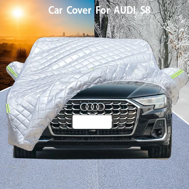 For AUDI S8 Car Cover Delivers Hail Protection, Scratch Guard, prevents paint peelingRain & Snow Resistance
For AUDI S8 Car Cover Delivers Hail Protection, Scratch Guard, prevents paint peelingRain & Snow Resistance